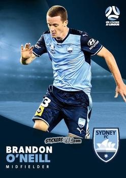 Sticker Brandon O'Neill - Football Australia Trading Cards 2017-2018 n. 161 - Tap'N'Play