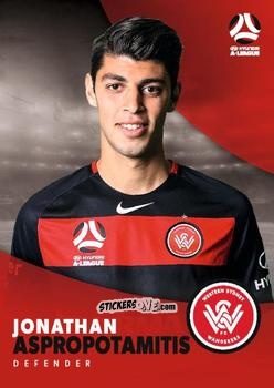 Cromo Jonathan Aspropotamitis - Football Australia Trading Cards 2017-2018 n. 185 - Tap'N'Play