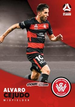 Sticker Álvaro Cejudo - Football Australia Trading Cards 2017-2018 n. 189 - Tap'N'Play