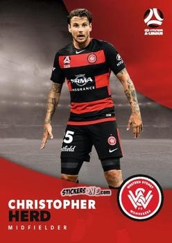 Figurina Christopher Herd - Football Australia Trading Cards 2017-2018 n. 192 - Tap'N'Play