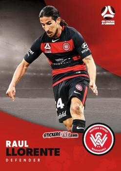 Sticker Raúl Llorente - Football Australia Trading Cards 2017-2018 n. 195 - Tap'N'Play