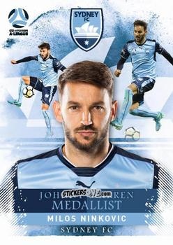 Cromo Miloš Ninkovic - Football Australia Trading Cards 2017-2018 n. C-01 - Tap'N'Play