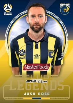 Figurina Joshua Rose - Football Australia Trading Cards 2017-2018 n. CL-03 - Tap'N'Play