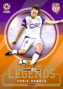 Cromo Chris Harold - Football Australia Trading Cards 2017-2018 n. CL-07 - Tap'N'Play