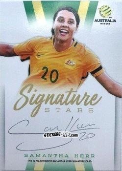 Sticker Samantha Kerr - Football Australia Trading Cards 2017-2018 n. SS-02 - Tap'N'Play
