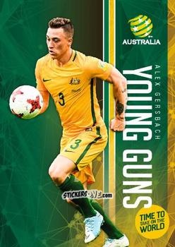 Sticker Alex Gerbasch - Football Australia Trading Cards 2017-2018 n. YG-01 - Tap'N'Play