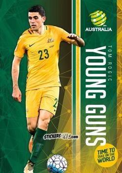 Sticker Tom Rogic - Football Australia Trading Cards 2017-2018 n. YG-02 - Tap'N'Play