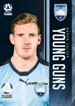 Sticker Aaron Calver - Football Australia Trading Cards 2017-2018 n. YG-19 - Tap'N'Play