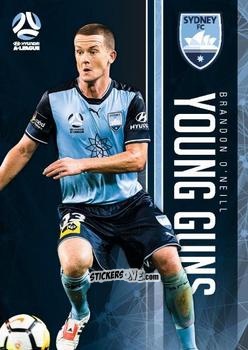Sticker Brandon O'Neill - Football Australia Trading Cards 2017-2018 n. YG-20 - Tap'N'Play