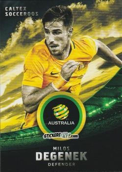 Figurina Milos Degenek - Football Australia Trading Cards 2016-2017 n. 4 - Tap'N'Play