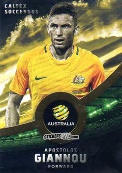 Figurina Apostolos Giannou - Football Australia Trading Cards 2016-2017 n. 5g - Tap'N'Play