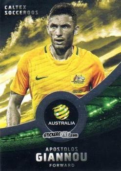 Figurina Apostolos Giannou - Football Australia Trading Cards 2016-2017 n. 5s - Tap'N'Play