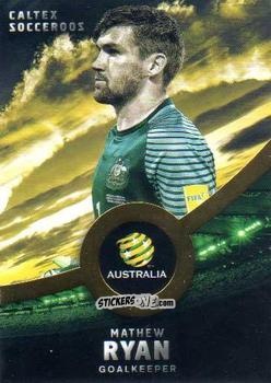 Figurina Mathew Ryan - Football Australia Trading Cards 2016-2017 n. 16g - Tap'N'Play