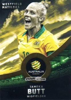 Sticker Tameka Butt - Football Australia Trading Cards 2016-2017 n. 25g - Tap'N'Play