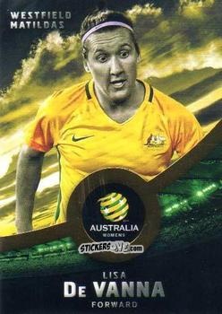 Sticker Lisa De Vanna - Football Australia Trading Cards 2016-2017 n. 29g - Tap'N'Play