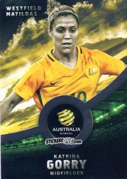 Sticker Katrina Gorry - Football Australia Trading Cards 2016-2017 n. 31g - Tap'N'Play