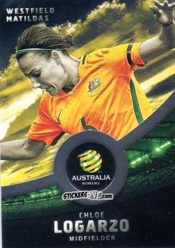 Cromo Chloe Logarzo - Football Australia Trading Cards 2016-2017 n. 36s - Tap'N'Play