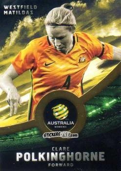 Sticker Clare Polkinghorne - Football Australia Trading Cards 2016-2017 n. 37g - Tap'N'Play