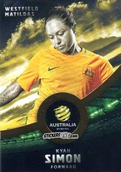 Figurina Kyah Simon - Football Australia Trading Cards 2016-2017 n. 38g - Tap'N'Play