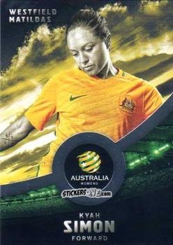 Cromo Kyah Simon - Football Australia Trading Cards 2016-2017 n. 38s - Tap'N'Play