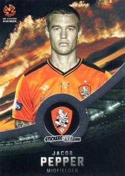 Figurina Jacob Pepper - Football Australia Trading Cards 2016-2017 n. 69s - Tap'N'Play