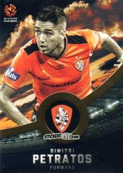 Figurina Dimi Petratos - Football Australia Trading Cards 2016-2017 n. 70g - Tap'N'Play