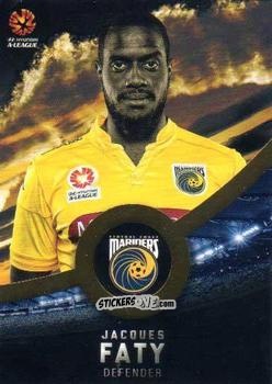 Sticker Jacques Faty - Football Australia Trading Cards 2016-2017 n. 78g - Tap'N'Play