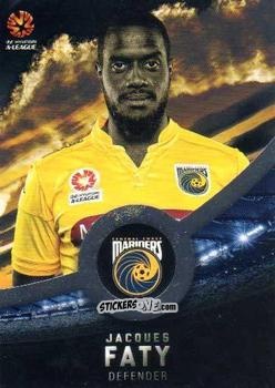 Sticker Jacques Faty - Football Australia Trading Cards 2016-2017 n. 78s - Tap'N'Play