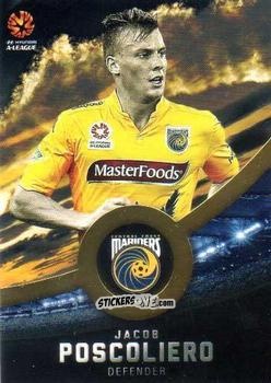 Figurina Jacob Poscoliero - Football Australia Trading Cards 2016-2017 n. 85g - Tap'N'Play