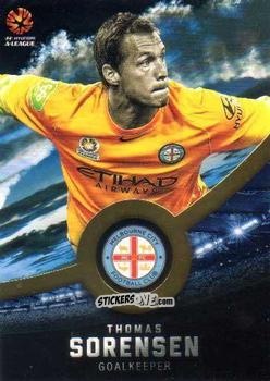 Cromo Thomas Sorensen - Football Australia Trading Cards 2016-2017 n. 104g - Tap'N'Play