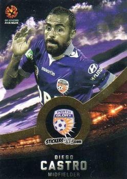 Sticker Diego Castro - Football Australia Trading Cards 2016-2017 n. 138g - Tap'N'Play