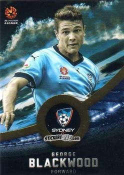 Sticker George Blackwood - Football Australia Trading Cards 2016-2017 n. 154g - Tap'N'Play