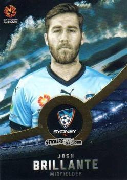 Sticker Josh Brillante - Football Australia Trading Cards 2016-2017 n. 156g - Tap'N'Play