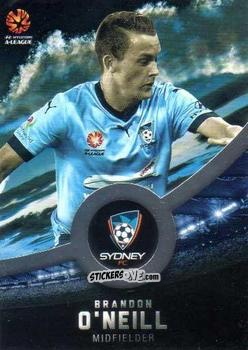 Sticker Brandon O'Neill - Football Australia Trading Cards 2016-2017 n. 165s - Tap'N'Play