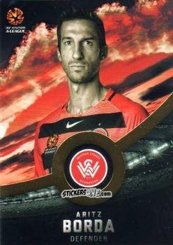 Figurina Aritz Borda - Football Australia Trading Cards 2016-2017 n. 188g - Tap'N'Play