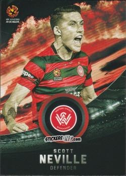 Sticker Scott Neville - Football Australia Trading Cards 2016-2017 n. 195 - Tap'N'Play