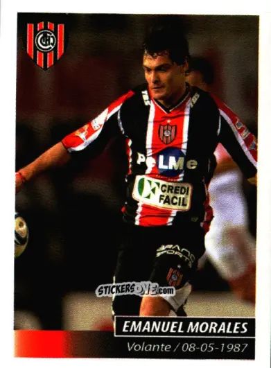 Figurina Emanuel Morales - Fùtbol Argentino 2011 n. 112 - Panini