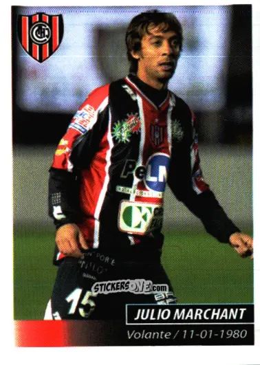 Figurina Julio Marchant - Fùtbol Argentino 2011 n. 118 - Panini