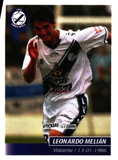 Figurina Leonardo Melián - Fùtbol Argentino 2011 n. 138 - Panini