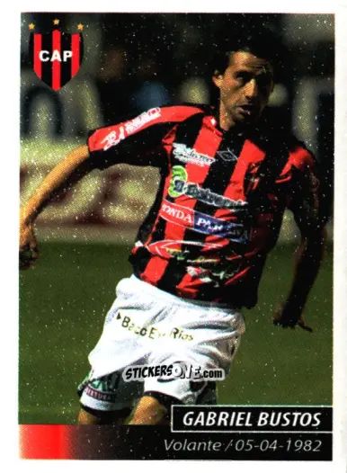 Figurina Gabriel Bustos - Fùtbol Argentino 2011 n. 276 - Panini
