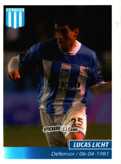 Cromo Lucas Licht - Fùtbol Argentino 2011 n. 295 - Panini