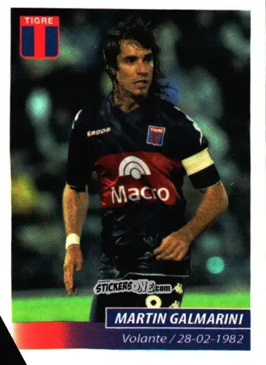 Figurina Martin Galmarini - Fùtbol Argentino 2011 n. 352 - Panini