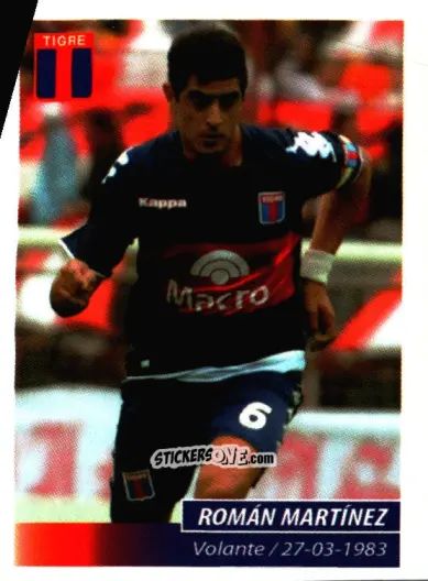 Figurina Román Martínez - Fùtbol Argentino 2011 n. 353 - Panini
