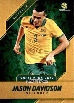 Sticker Jason Davidson - Football Australia Trading Cards 2015-2016 n. 5 - Tap'N'Play