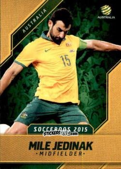 Sticker Mile Jedinak - Football Australia Trading Cards 2015-2016 n. 7 - Tap'N'Play