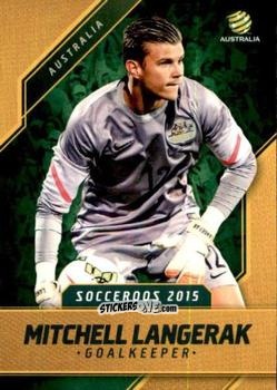 Figurina Mitchell Langerak - Football Australia Trading Cards 2015-2016 n. 10 - Tap'N'Play
