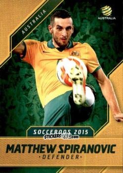 Cromo Matthew Spiranovic - Football Australia Trading Cards 2015-2016 n. 18 - Tap'N'Play