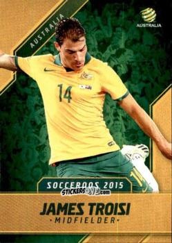 Figurina James Troisi - Football Australia Trading Cards 2015-2016 n. 19 - Tap'N'Play