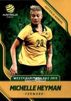 Sticker Michelle Heyman - Football Australia Trading Cards 2015-2016 n. 29 - Tap'N'Play