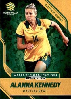 Figurina Alanna Kennedy - Football Australia Trading Cards 2015-2016 n. 31 - Tap'N'Play